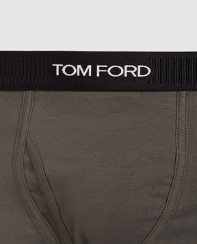 Tom Ford Труси-боксери кольору хакі T4LC31040