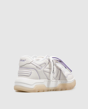 Off-White Білі шкіряні кросівки OOO Chunky OF05741101