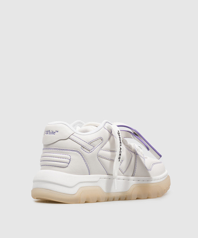 Off-White Білі шкіряні кросівки OOO Chunky OF05741101 зображення 3