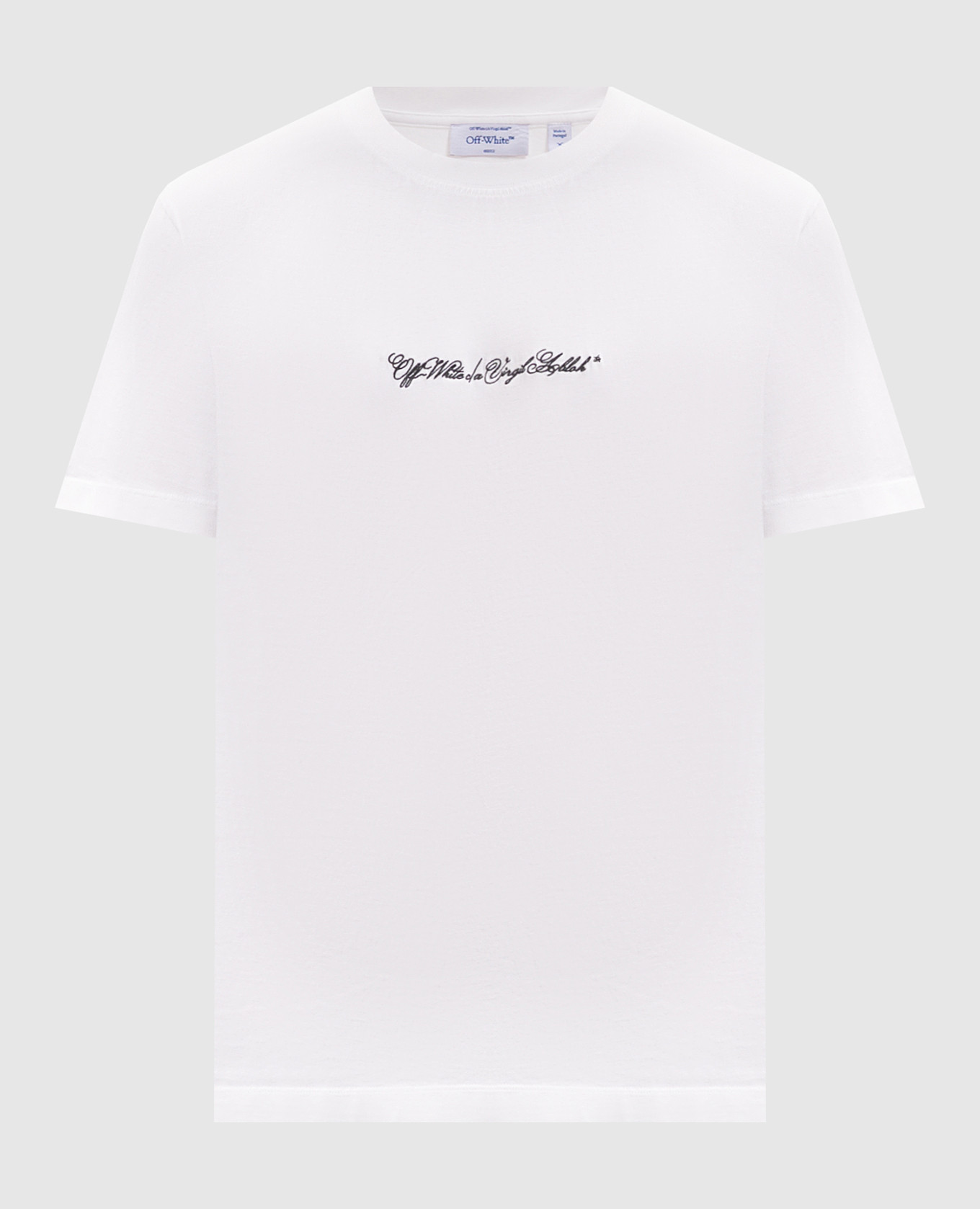 Белая футболка с вышивкой Script Arrow