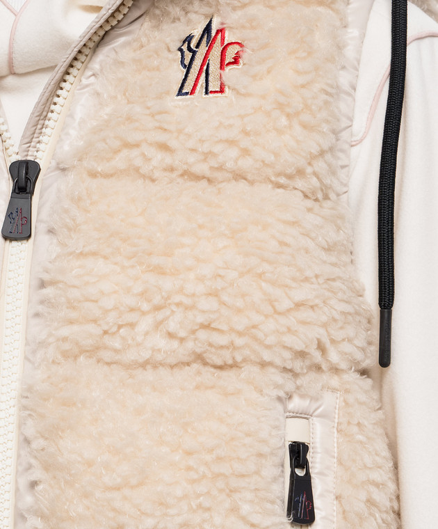Moncler Grenoble Бежевий пуховий жилет L20988G00024899A9 зображення 5