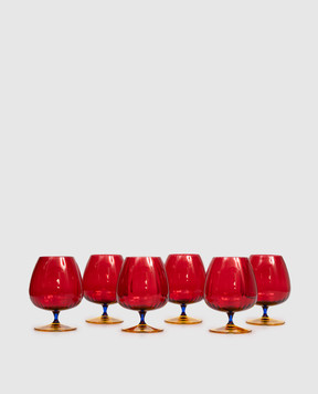 Vema Набір червоних келихів для коньяку Joy 6 шт JOYCOGNAC