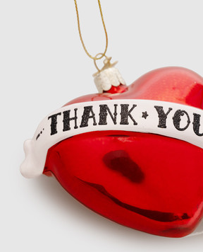 Vondels Червона ялинкова іграшка Heart 1211322008035