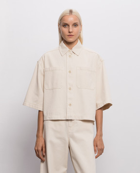 Max Mara Weekend Бежевая джинсовая рубашка TERRA WKDTERRA
