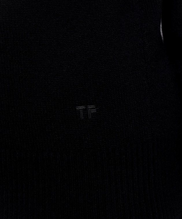 Tom Ford Чорний пуловер з кашеміру MAK1482YAX1074 зображення 5