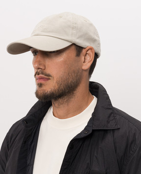 Stone Island Бежева кепка з вишивкою логотипа L2S159100007S0106
