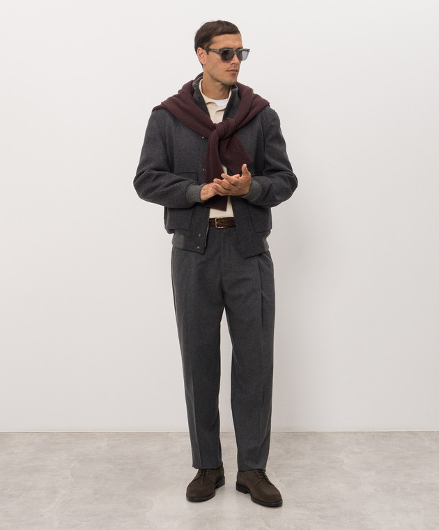 Brunello Cucinelli Поло бежевого цвета из кашемира M2200295 изображение 2
