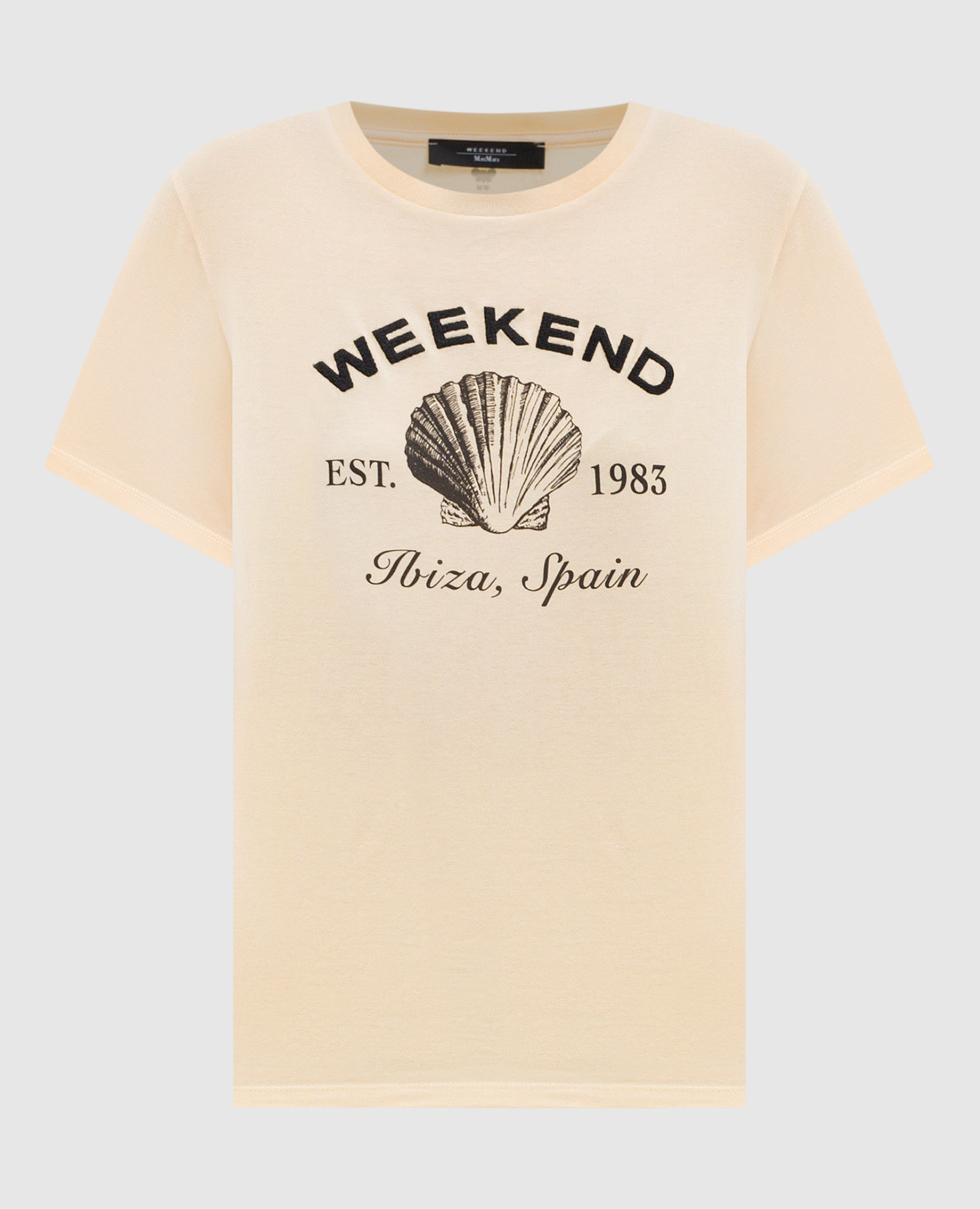 Желтая футболка BORA