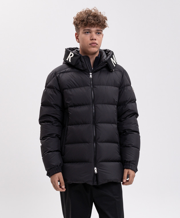 Moncler Черный пуховик Orvelle L20911A00222597YW изображение 3