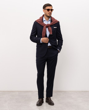 Brunello Cucinelli Голубая рубашка MBUC40627