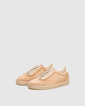 Brunello Cucinelli Коричневые замшевые кроссовки MZUMGLJ336