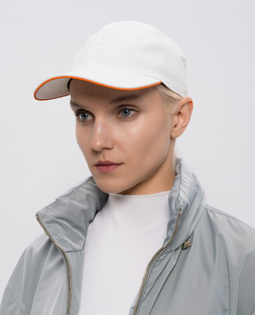 MooRER Біла кепка ROBINSON з логотипом ROBINSONG7