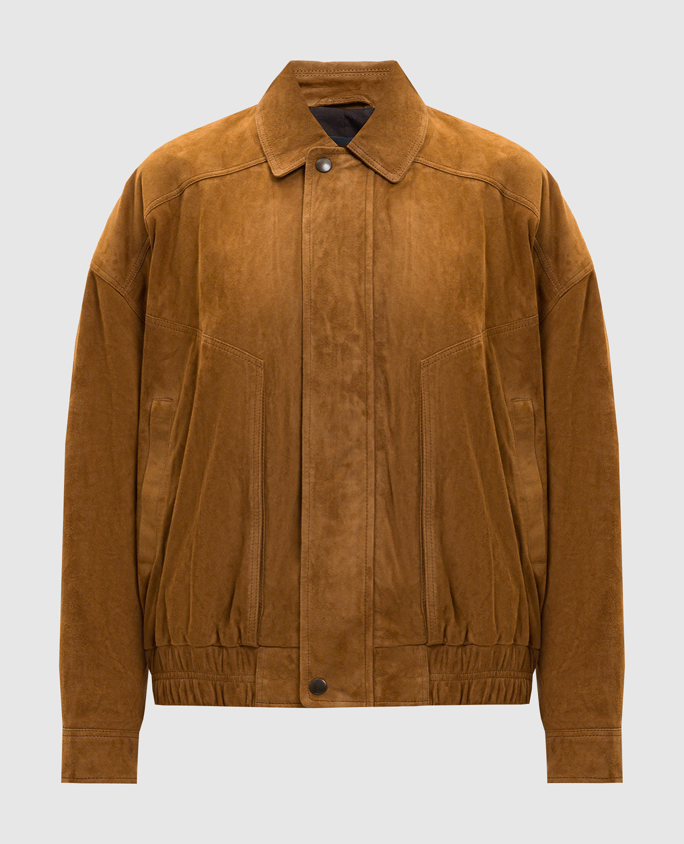 Коричневая замшевая куртка Frederica