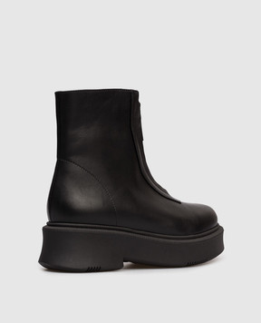 Babe Pay Pls Черные кожаные ботинки 421203KO