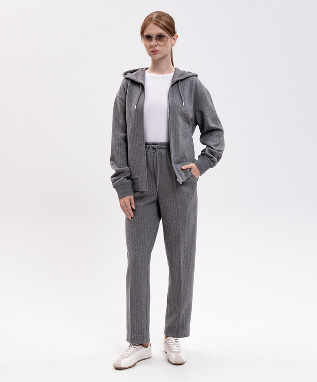 Mackage Сіра спортивна куртка MATEA-K в смужку MATEAK зображення 2