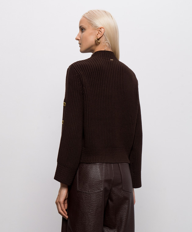 Twinset Коричневый свитер 262TP3170 изображение 4