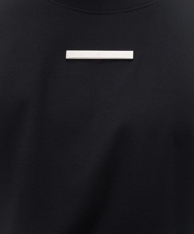 Heliot Emil Черная майка ASTRAPE M09144 изображение 5