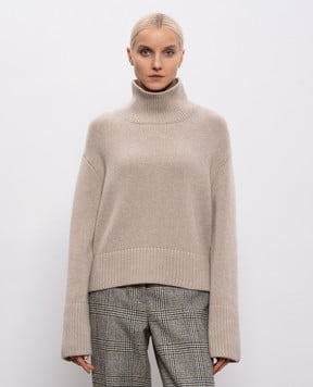 LISA YANG Бежевый свитер Fleur из кашемира 2022098