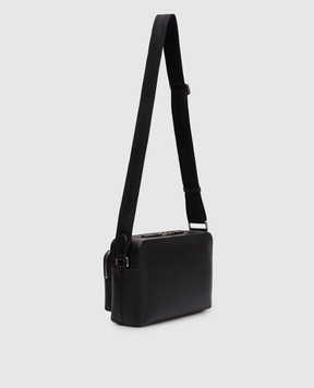 Bally Черная кожаная сумка Capitol MAC06IVT710