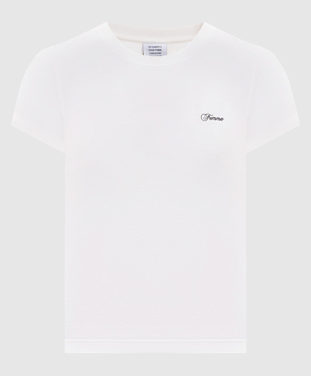 Vetements Футболка цвета айвори WH27TR165W
