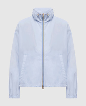 Herno Блакитна вітровка з нашивкою логотипа GI000280D12483Z