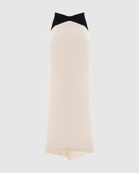 Valentino Бежева спідниця із шовку 8B0RAF151MM