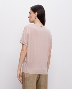 Herno Рожева футболка JG000312D52056