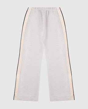 Palm Angels Детские серые спортивные брюки с логотипом PGCJ006F25FLE001612
