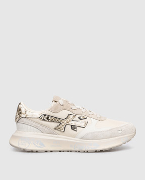 Premiata Бежеві комбіновані кросівки Lauryn LAURYN8183