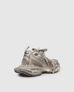 Balenciaga Серые кроссовки 3xl с логотипом 734731W3XL4