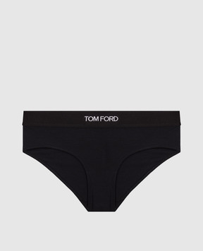 Tom Ford Черные трусики с логотипом KNJ004JEX011