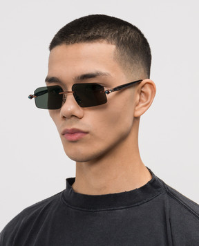 Kuboraum Сонцезахисні окуляри P64 коричневого кольору KRSP64BZHB000040