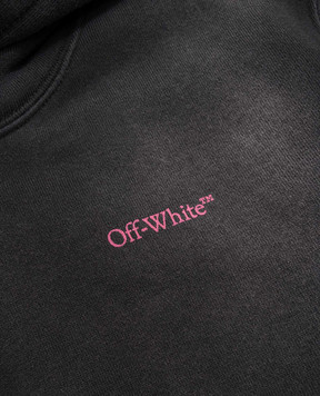 Off-White Дитяча сіра сукня міні з ефектом потертості 44GDF005F5F002