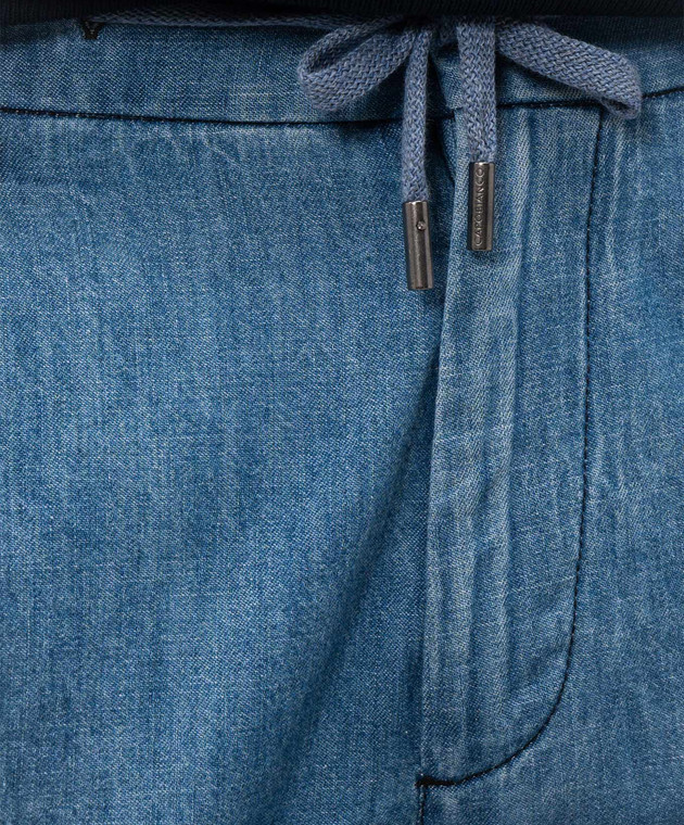 CAPOBIANCO Сині джинсові шорти 20M858RB00 зображення 5