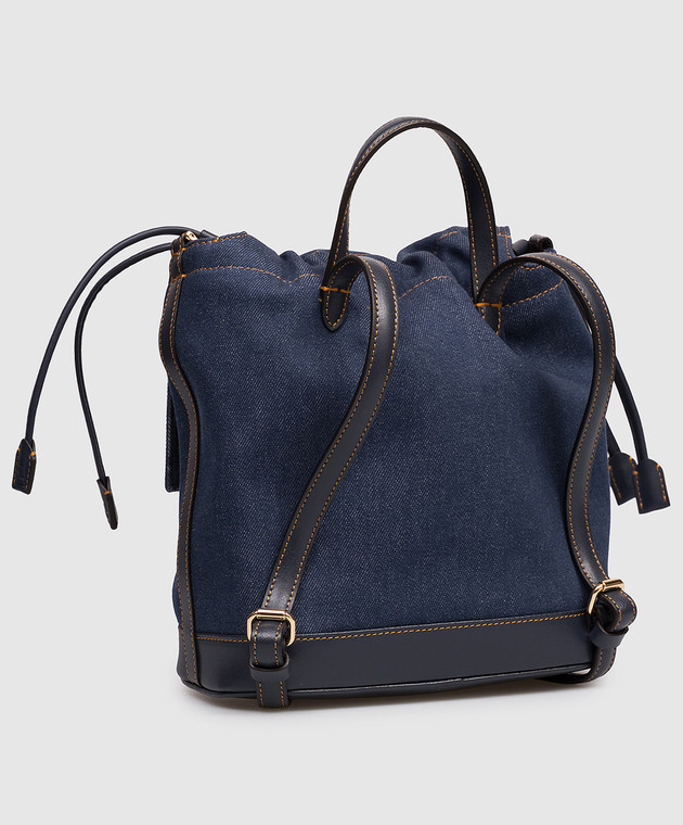 Fendi Синий джинсовый рюкзак 8BZ057AWVF изображение 3