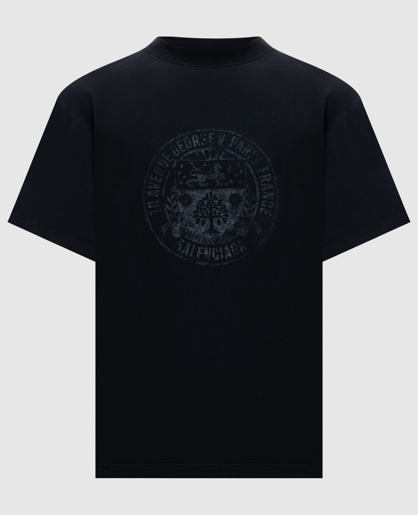 

Черная футболка с принтом, Черный, Футболки