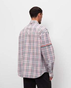Thom Browne Сорочка в клітинку MWL430OF1098