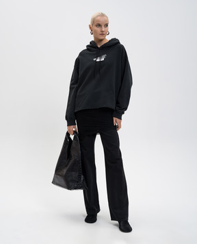 Maison Margiela MM6 Черные джинсы с логотипом S62LB0206M30011