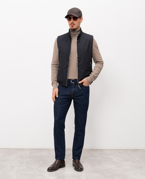 MooRER Синій двосторонній жилет FIORESI FIORESIWK