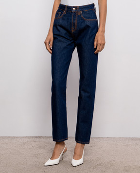 Versace Синие джинсы с логотип патч 10251021A18404