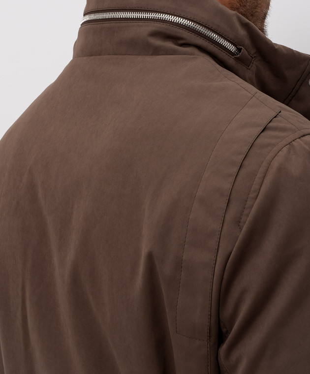 Brunello Cucinelli Коричнева куртка ML4966005 зображення 5