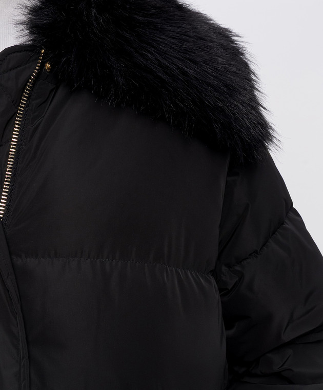 Twinset Черный пуховик 262TP2361 изображение 5
