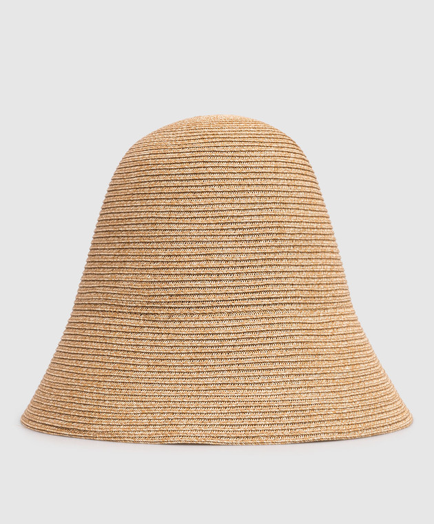 Toteme Бежевая шляпа-клош 253WSH0044FB0252 изображение 3