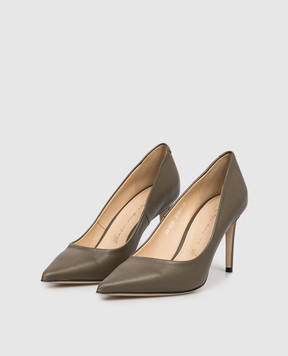 Babe Pay Pls Шкіряні туфлі кольору хакі 201801KO