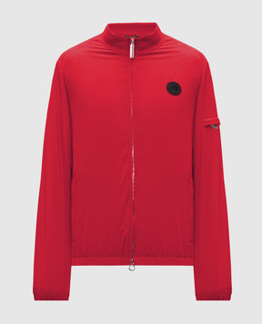 Stefano Ricci Красная куртка с нашивкой эмблемы M6J4100010PL001HSAC64