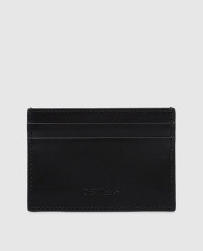 Off-White Чорний шкіряний картхолдер Diag OWND04DC99LEA001