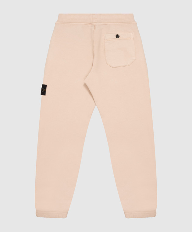 Stone Island Детские бежевые джоггеры L2S166200003S0A2068 изображение 2