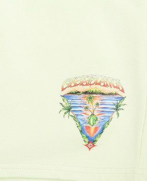 Casablanca Детские зеленые шорты Innocence Triangle KSP26JTR26601EXBC