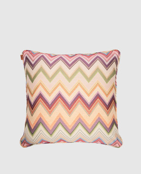 Missoni Home Бежева декоративна подушка Agadir в брендовий візерунок 40х40 1F4CU00730