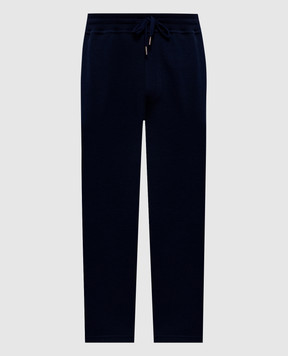 Brunello Cucinelli Синие спортивные штаны MM8313243G